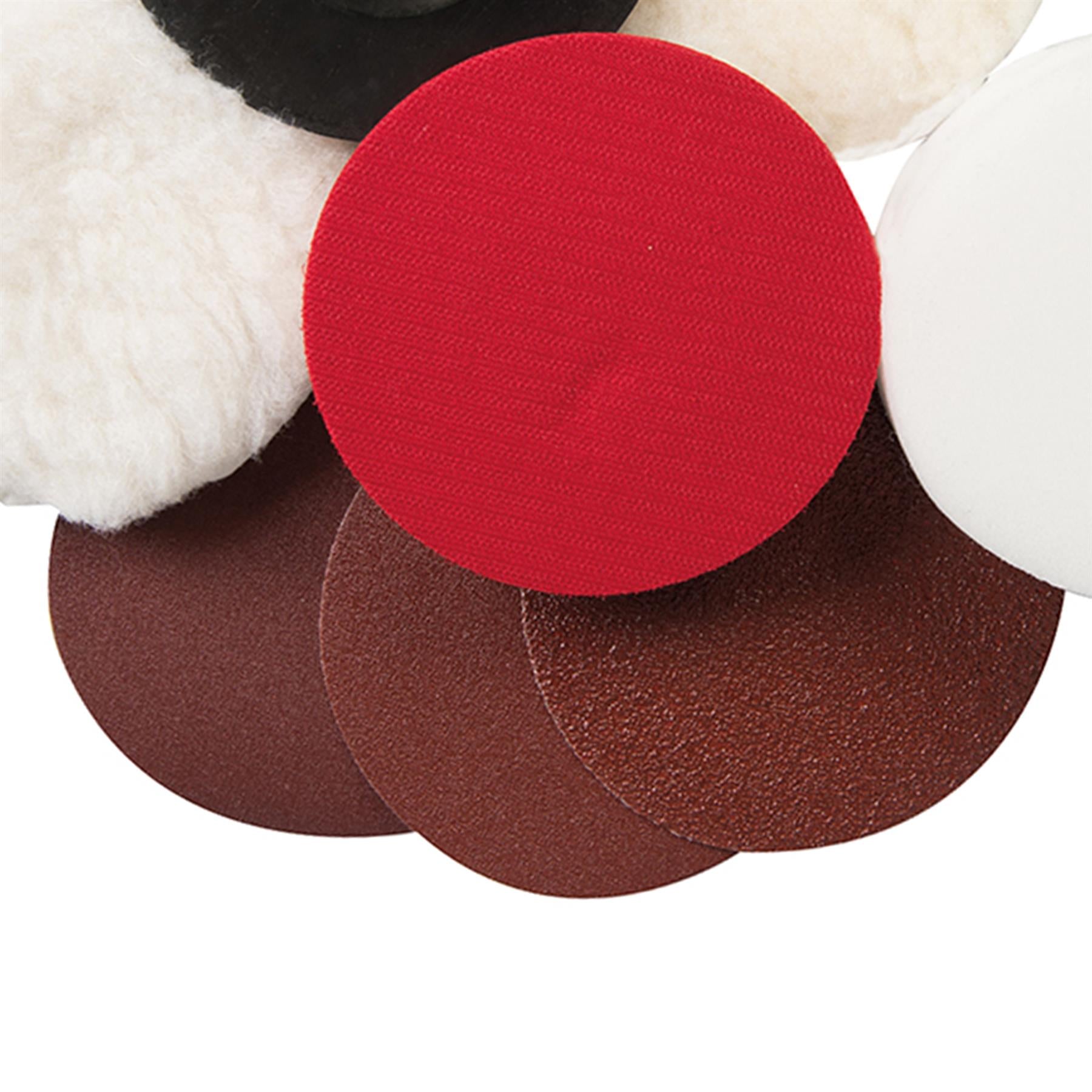 Sanding & Polishing Kit 8Pce 180mm - Power Drill Sanding Multipurpose Kit