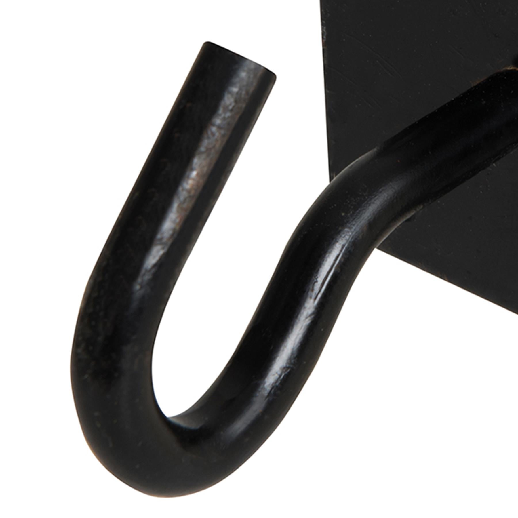 Chain Plate Hook 50mm X 50mm Black Corrosion Resistant Weatherproof