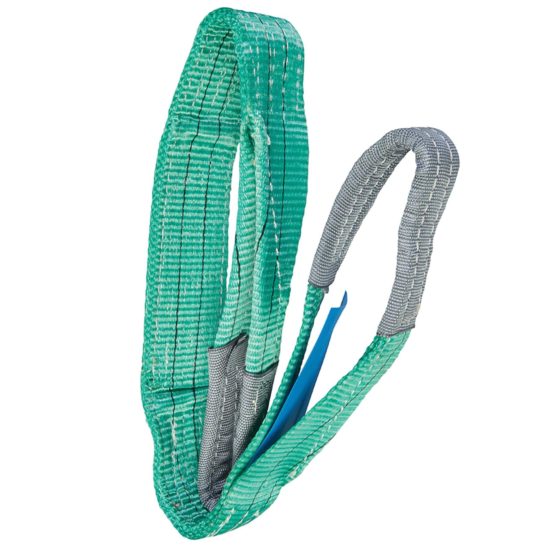 Cargo Sling 2 Tonne 1M Heavy Duty Strong Lifting Crane Strap Chemical Resistant
