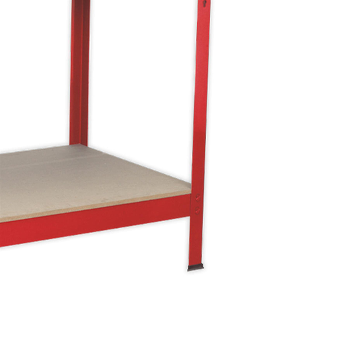 Sealey Workbench 1.53m Steel Wooden Top Fully Painted Steel Frame