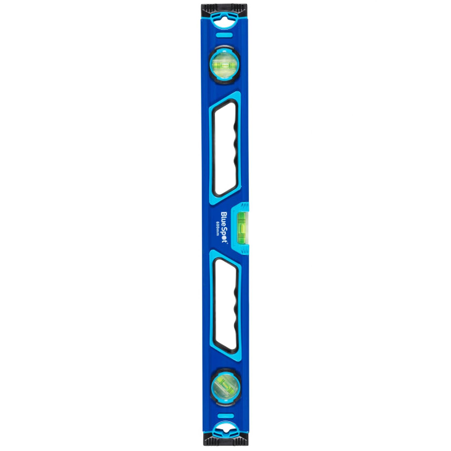 BlueSpot Professional Spirit Level 2ft / 24" (600mm) 3 Vials Ribbed HD Level