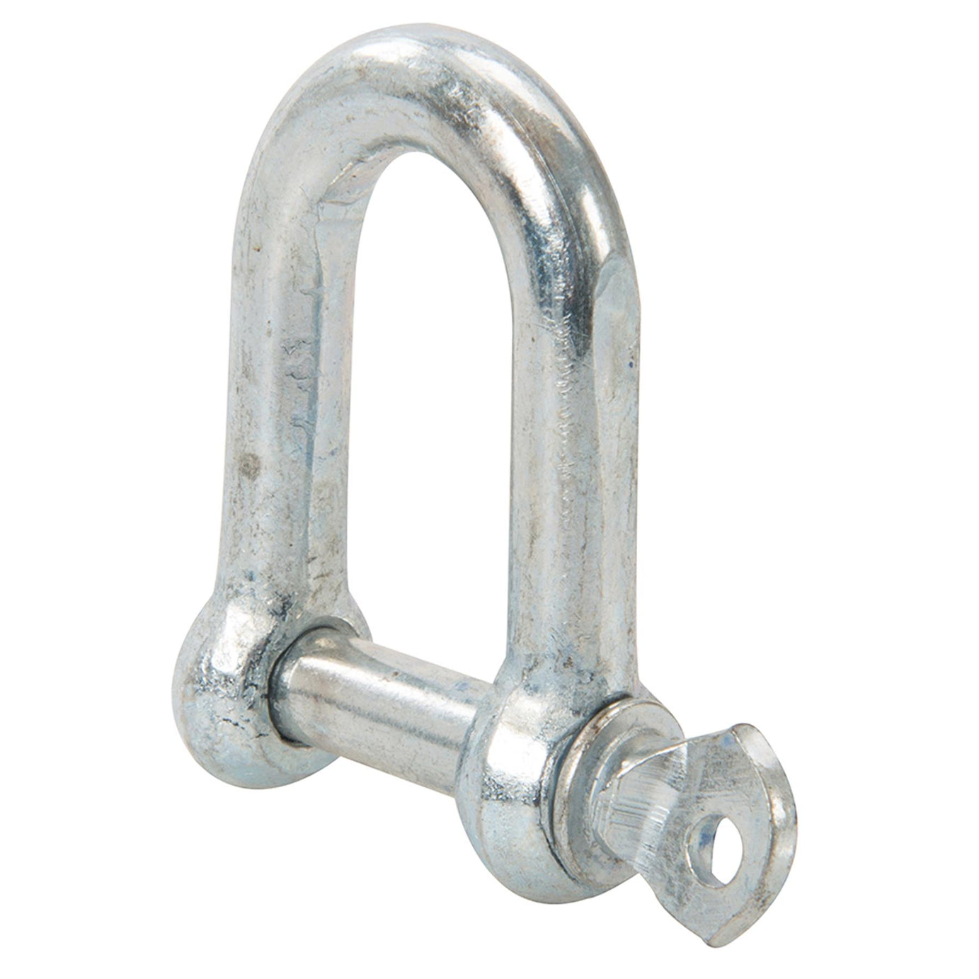 D Shackle M10 1pc Galvanised Steel Lifting Towing Rigging Pin Loop