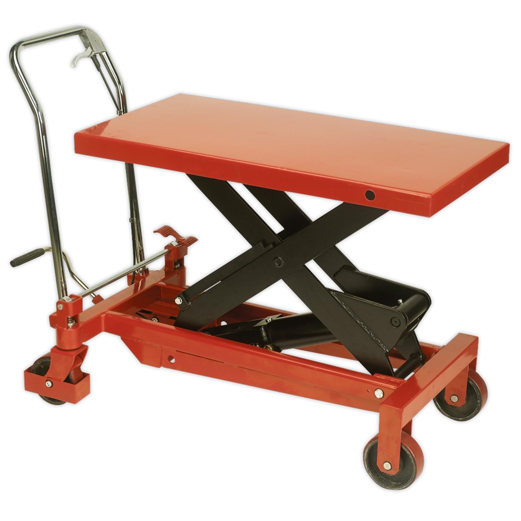 Sealey Hydraulic Platform Truck 1000kg With four composite wheels