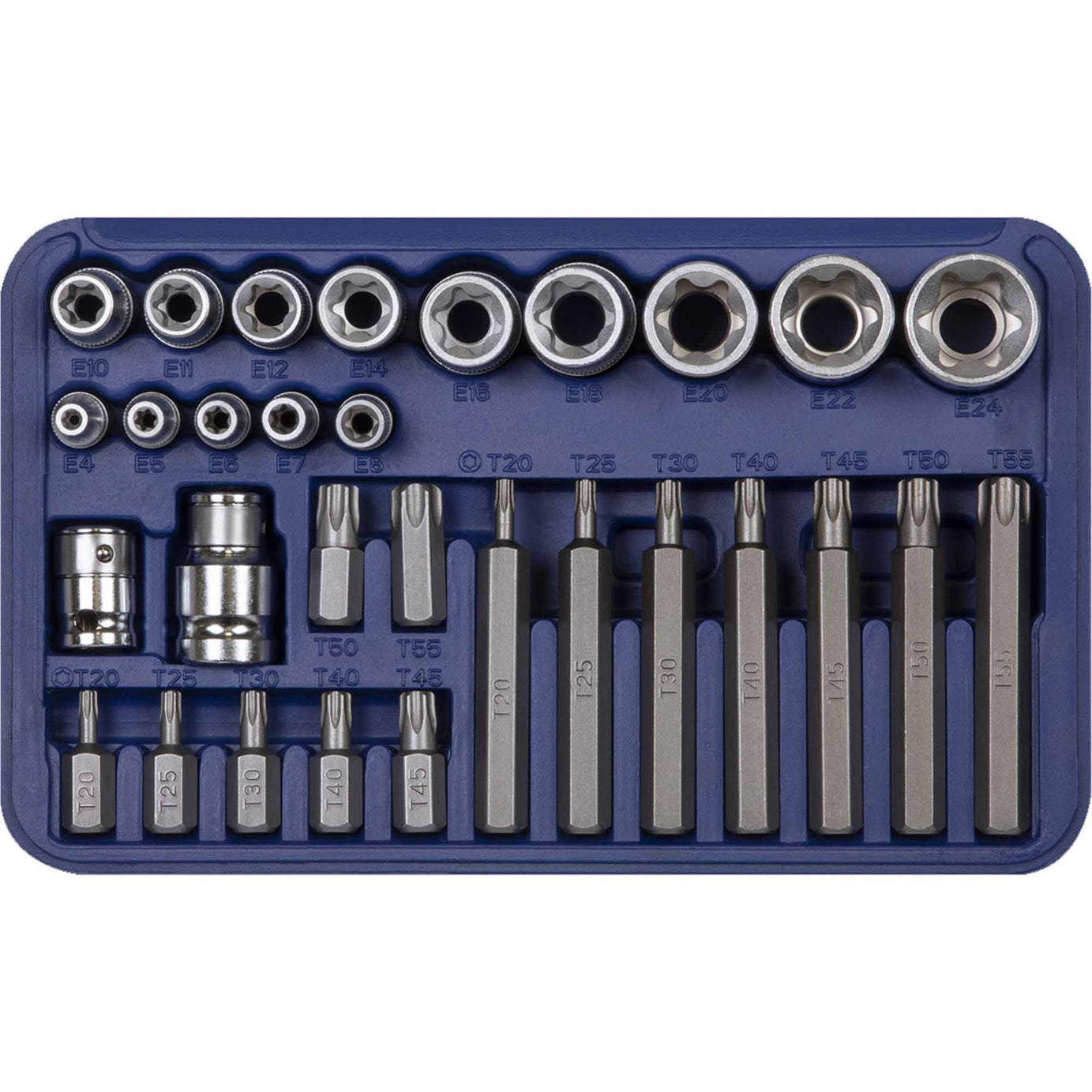 TRX-Star* Socket & Bit Set 30pc 1/4", 3/8" & 1/2"Sq Drive Sealey