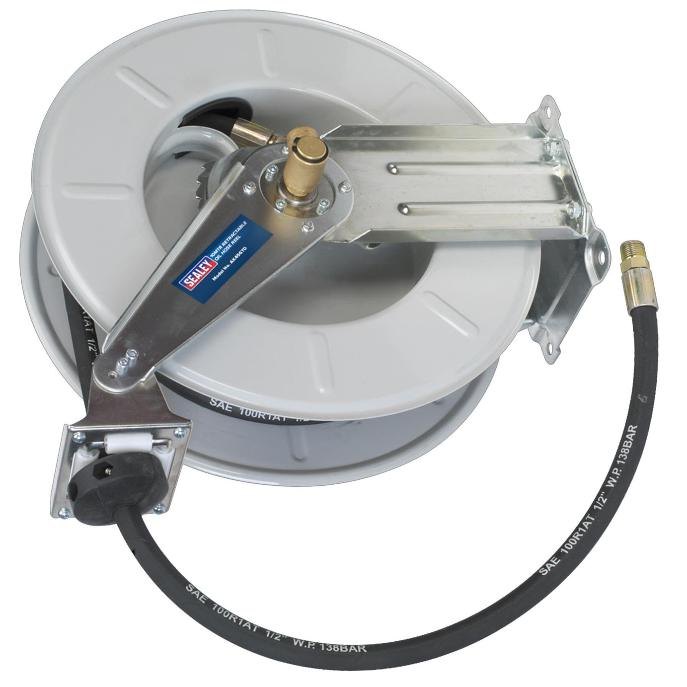 Sealey Oil Hose Reel Retractable 10m