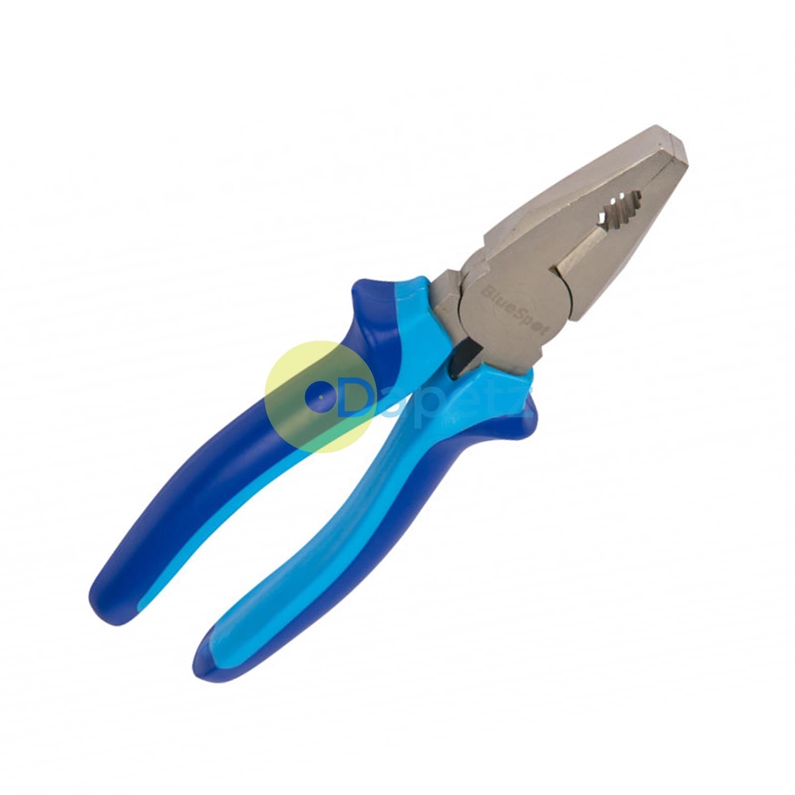 BlueSpot 200mm (8") Combination Plier Drop Forged Steel Soft Grip Vinyl Handles New Condition