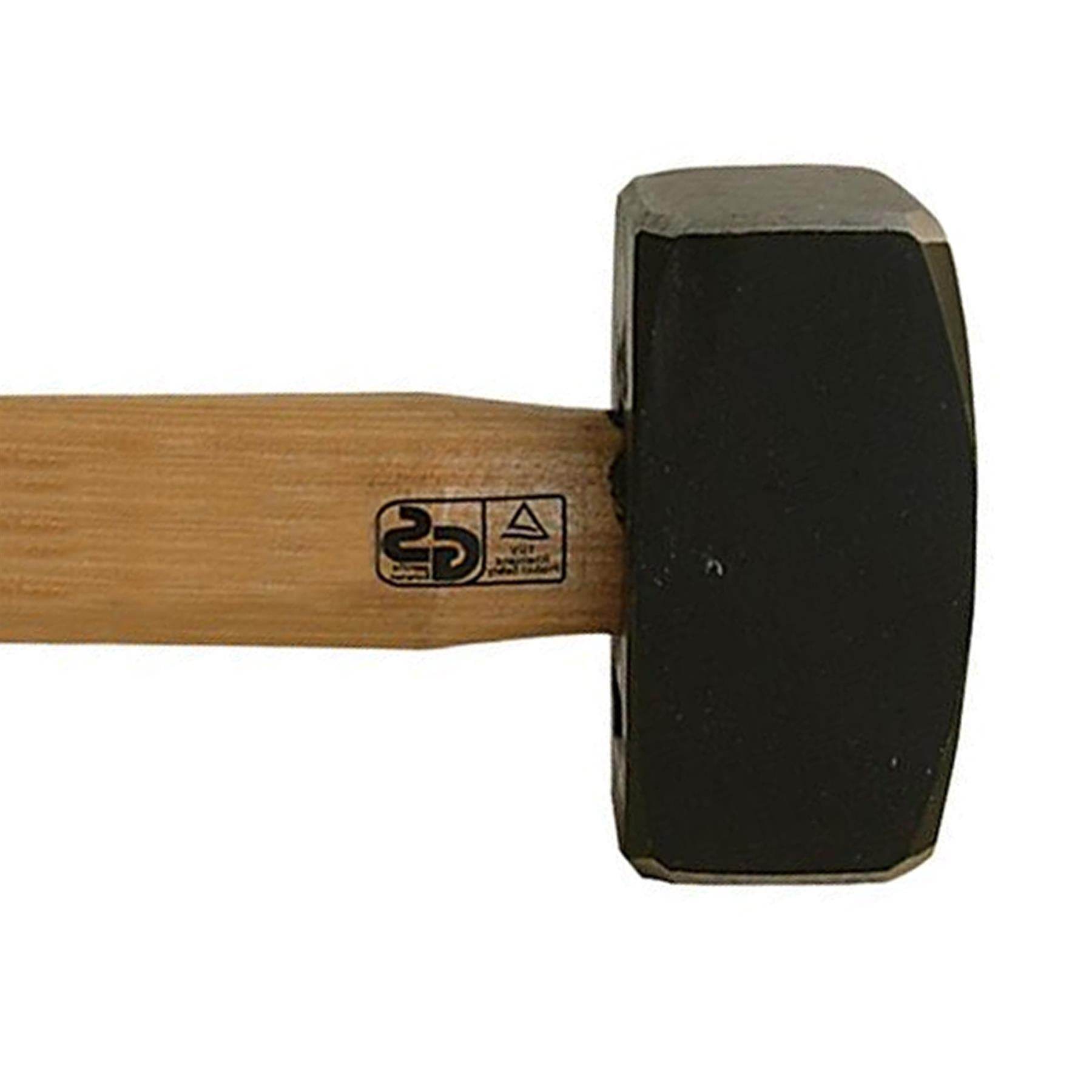 Hickory Lump Hammer 4Lb (1.81Kg) Steel Head Heavy Duty Demoliton Building