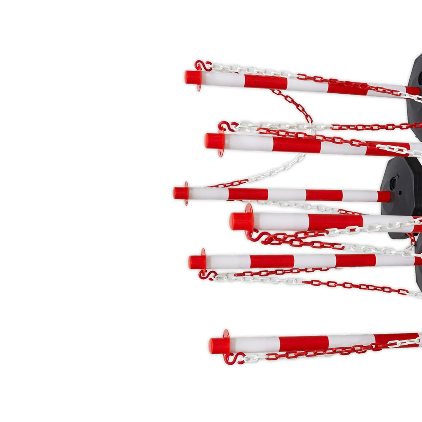 Sealey Red/White Post & Chain Kit 25m RWSBKIT