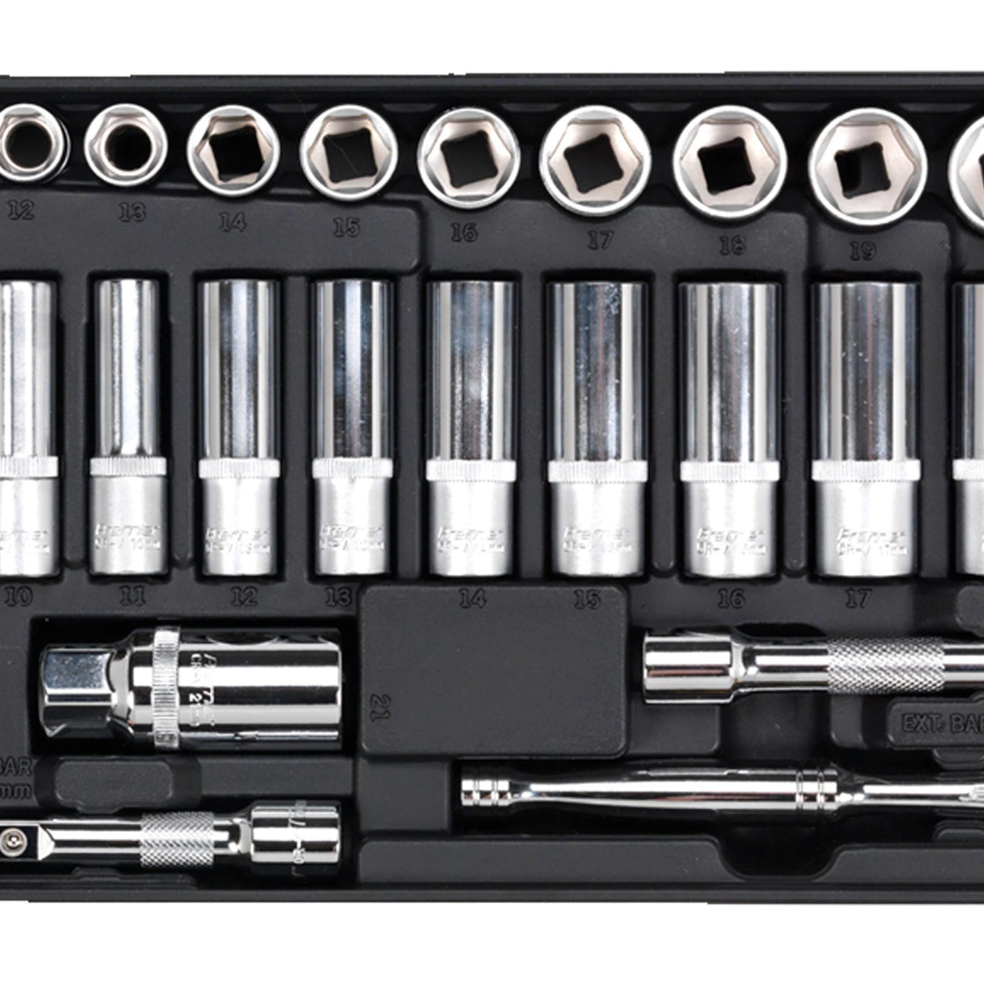 Sealey Tool Tray with Socket Set 35pc 3/8"Sq Drive