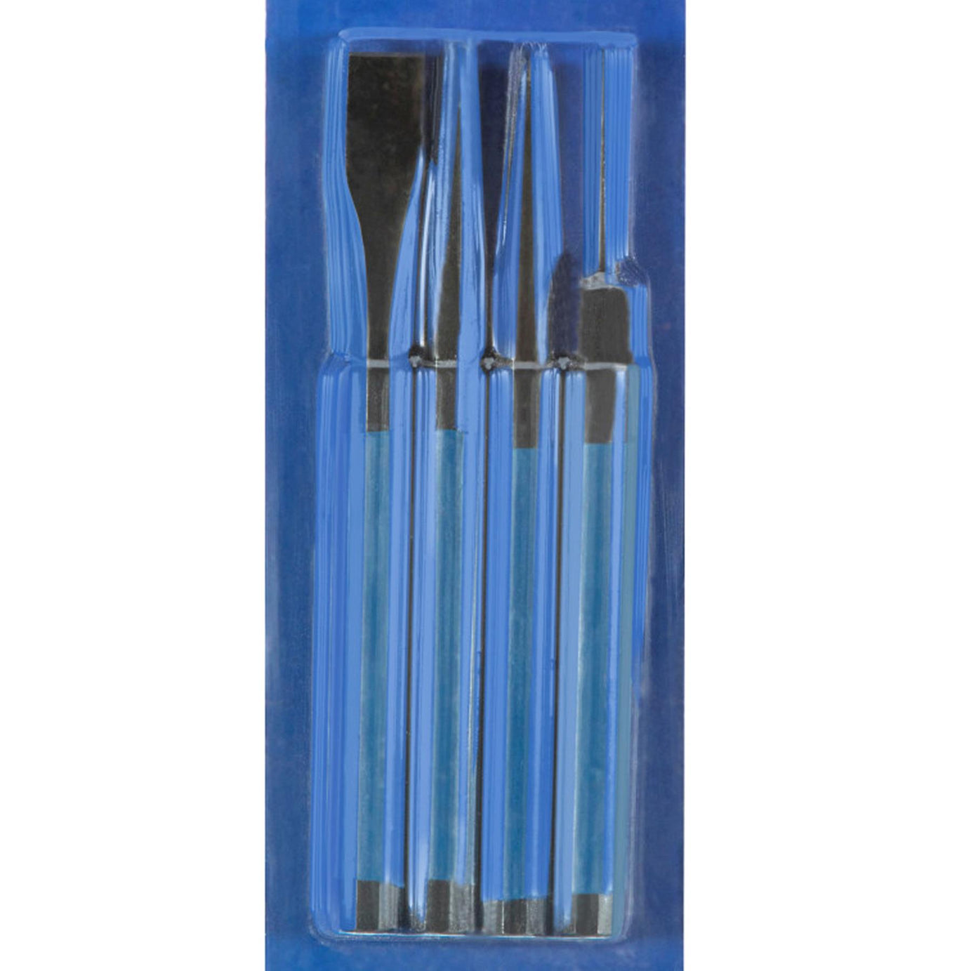 BlueSpot Punch & Chisel Set 4 Pc Cold Chisels Center Pin Taper Parallel