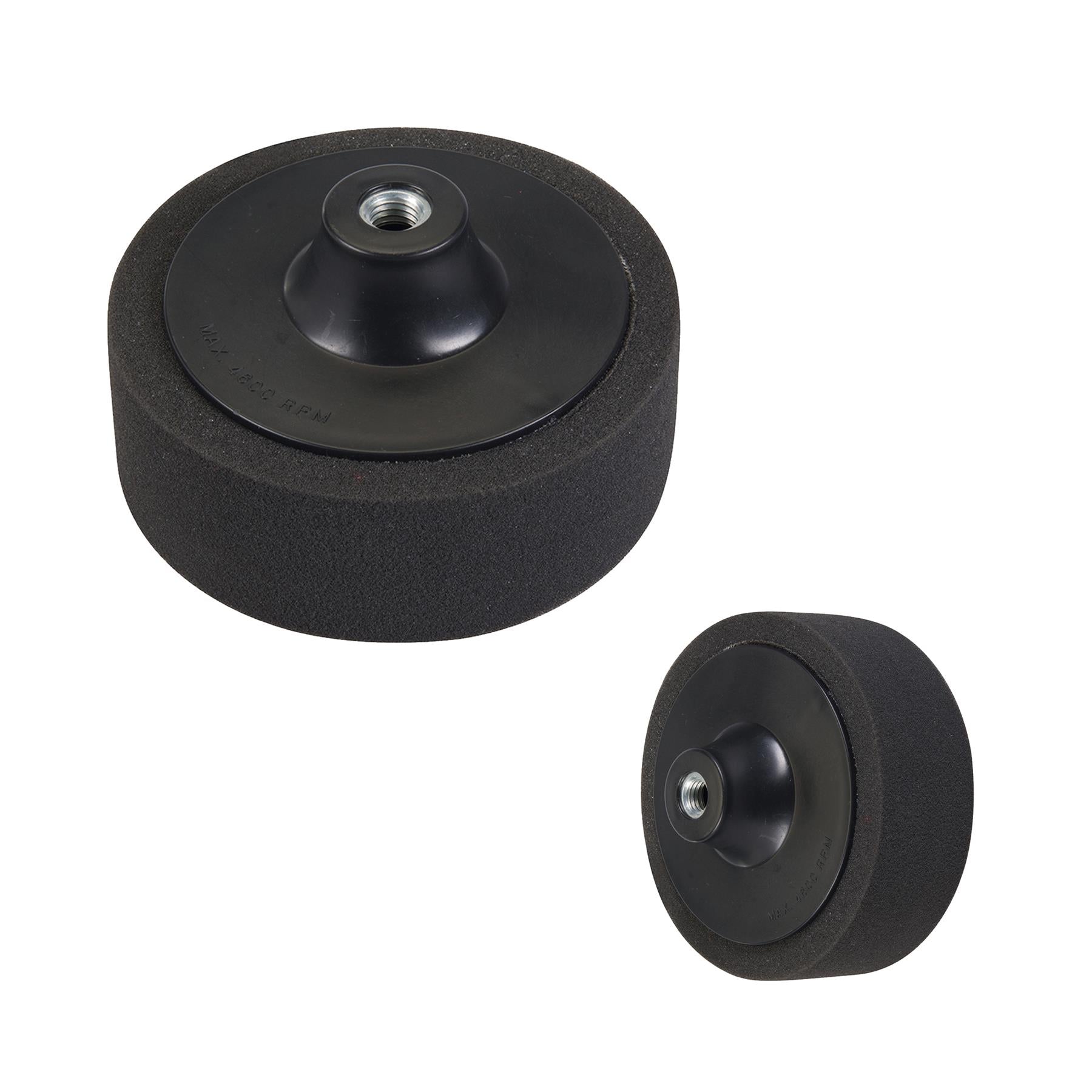 High Ultra Soft Buffing Polishing Sponge Black 150mm Finish Pad M14 New