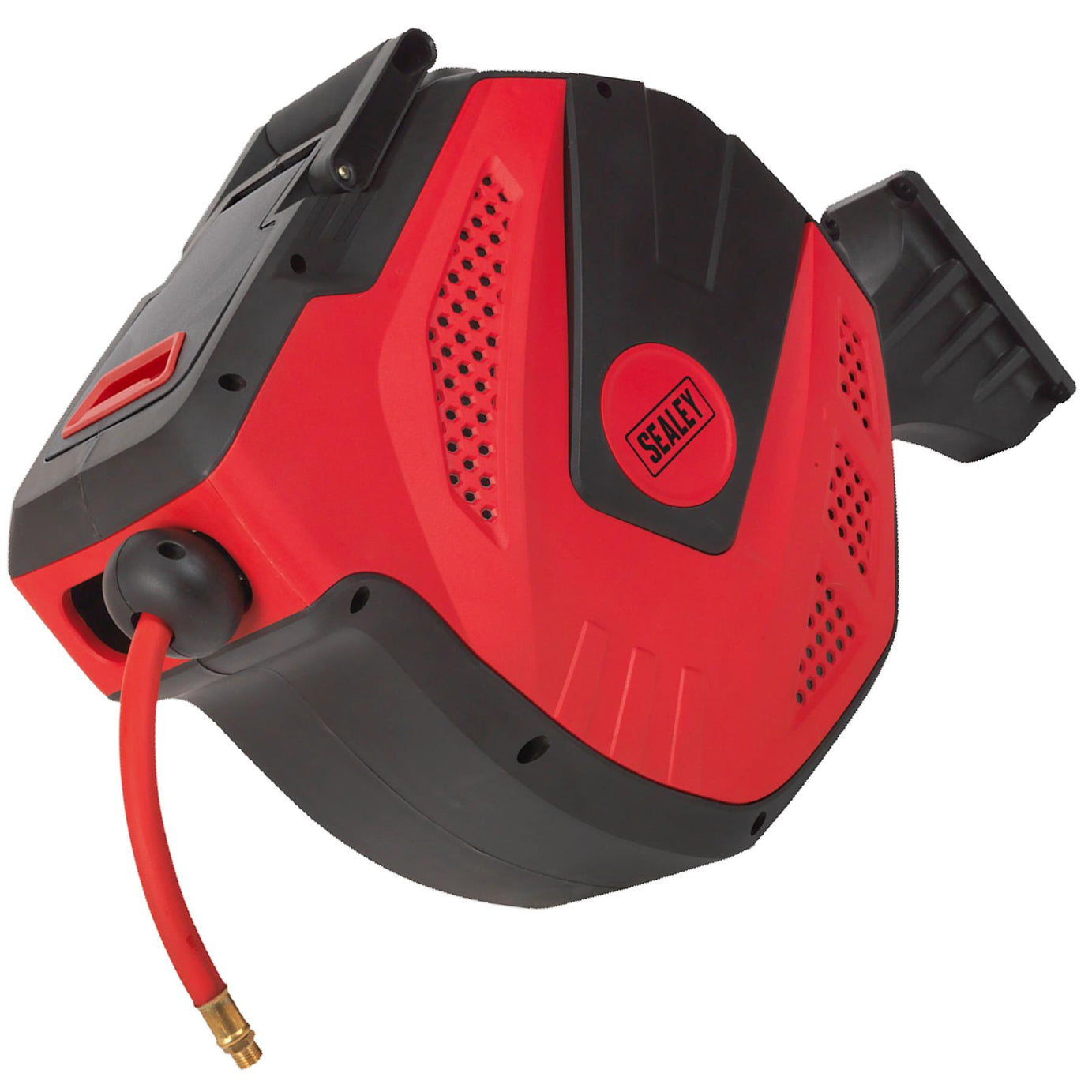 Sealey Air Hose Reel Auto-Rewind Control 20m 10mm ID-Rubber Hose