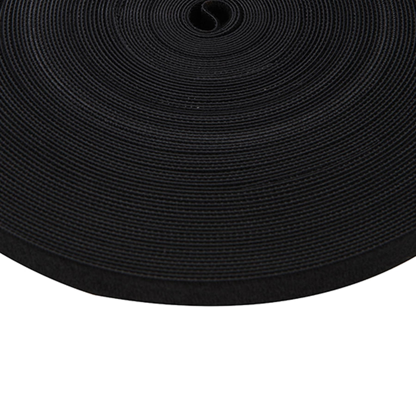 Self-Wrap Hook & Loop Tape Black - 13mm X 25M Reusable & Flexible Self-Gripping
