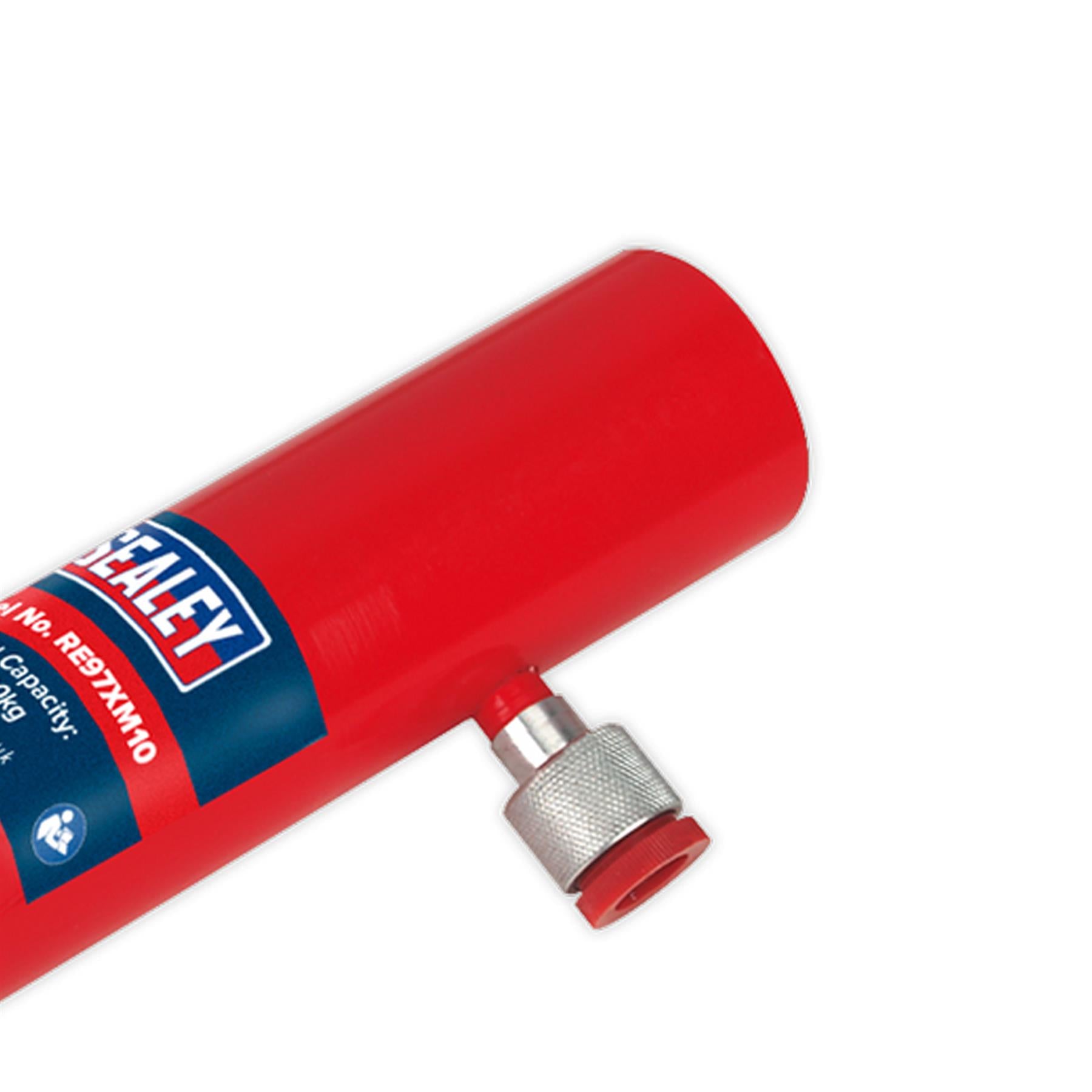 Sealey Push Ram - Maxi 10tonne  High Flow Quick-Connecting Coupler