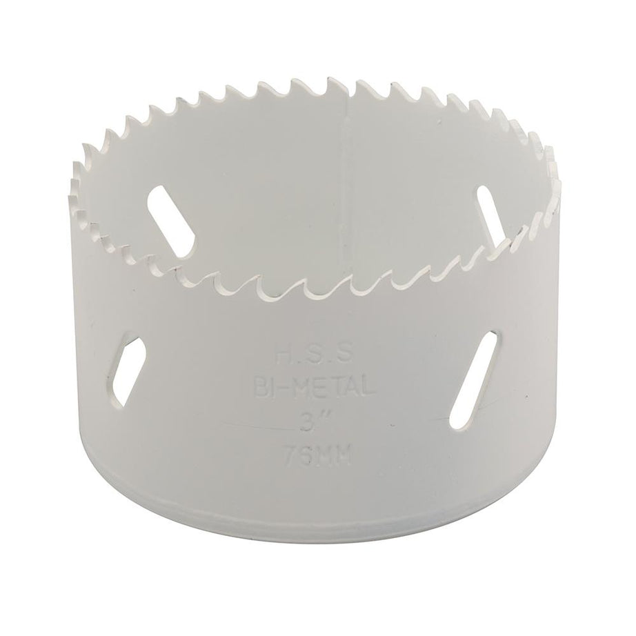 Heavy Duty Bi-Metal Holesaw 76mm Variable Pitch Steel Wood Metal Pvc Fast Clean