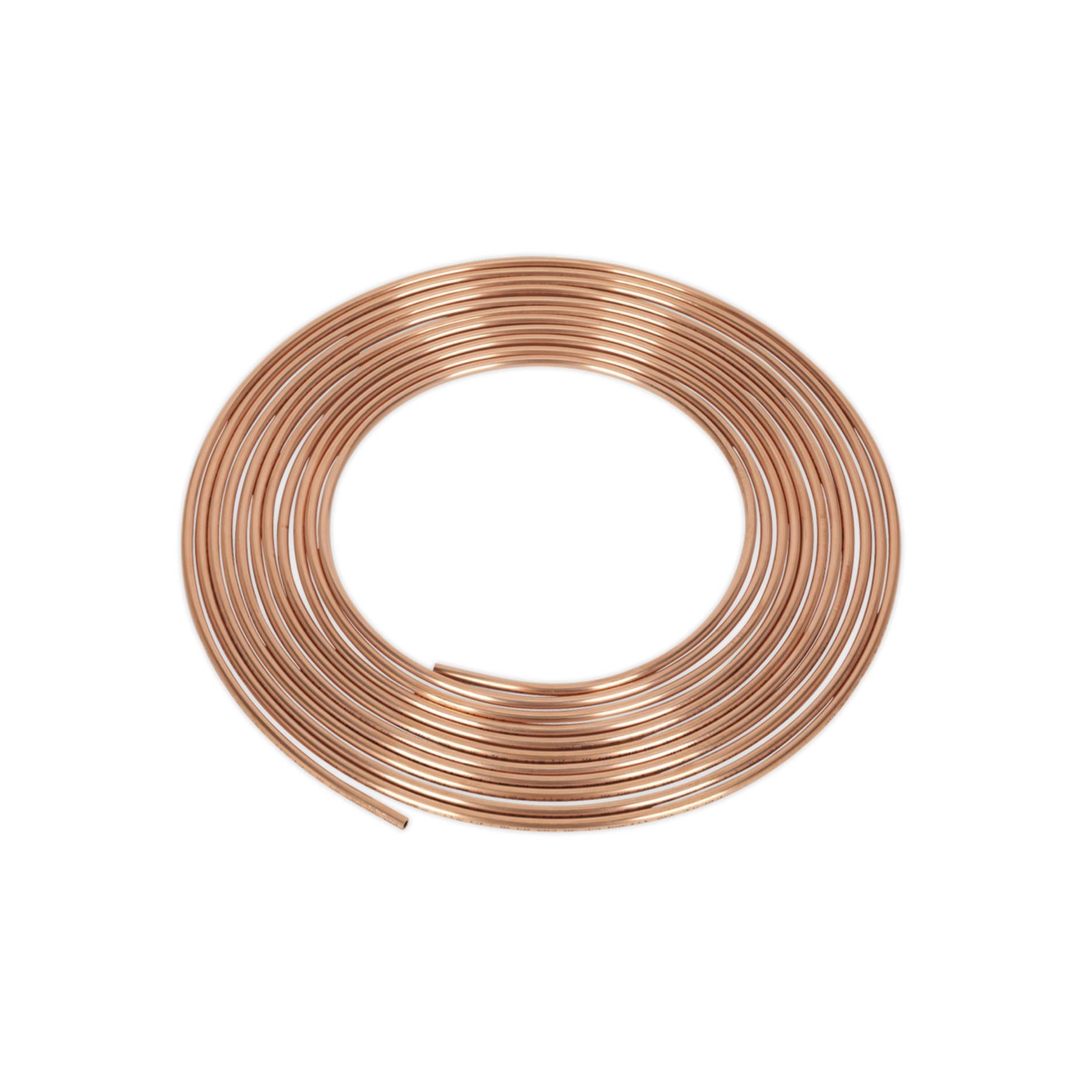 Sealey Brake Pipe Copper Tubing 20 Gauge 3/16" x 25ft