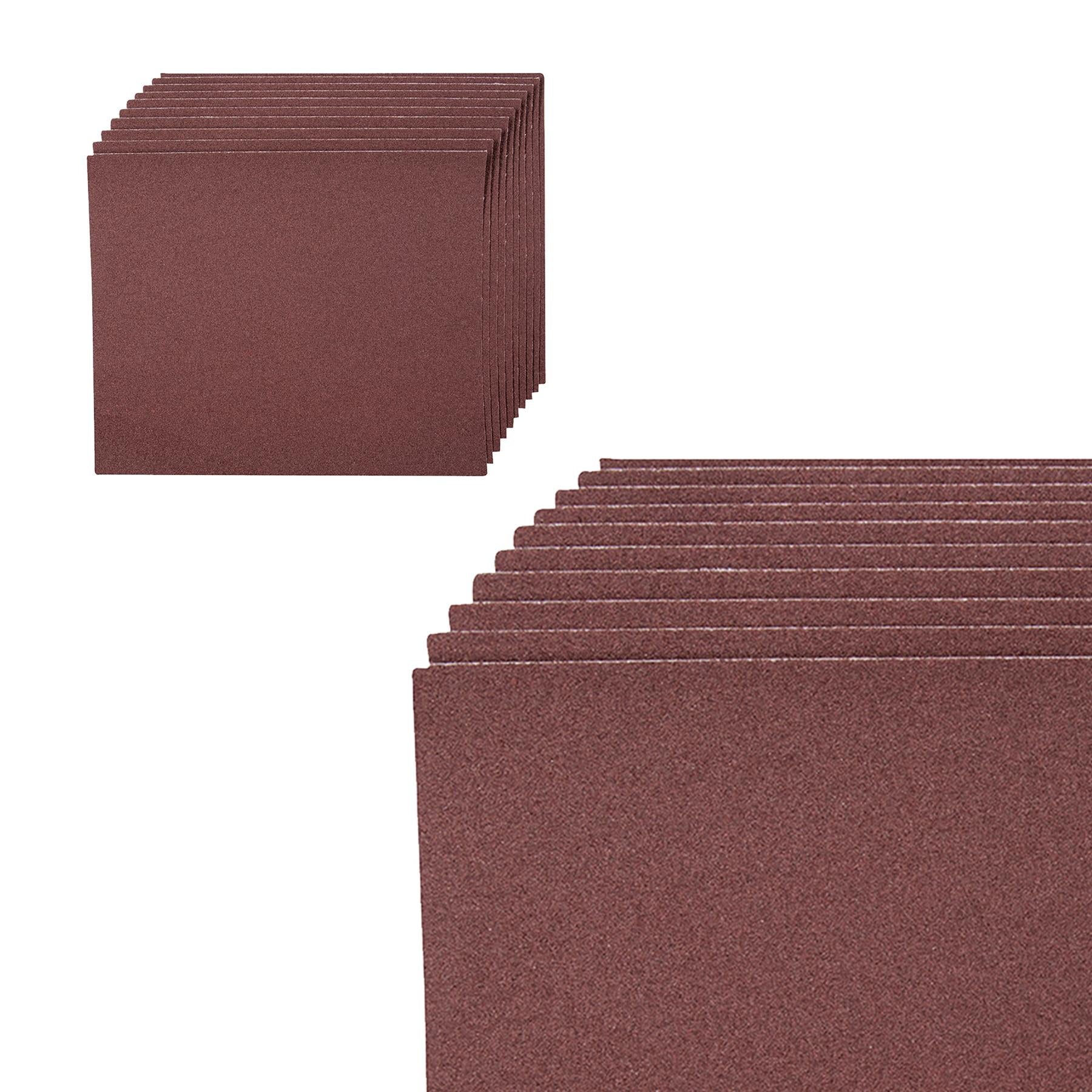 Emery Cloth Hand Sanding Sheets 10Pk Grit 120 Quality For Metal & Rust Removal