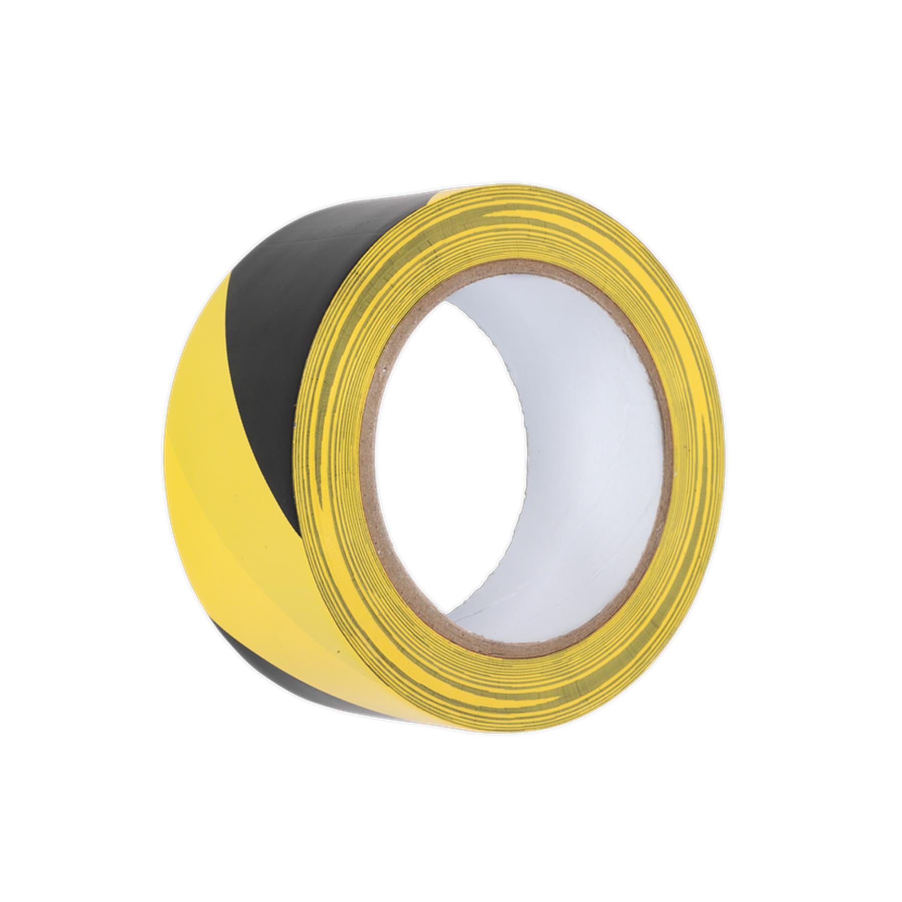 Sealey Hazard Warning Tape 50mm x 33m Black/Yellow