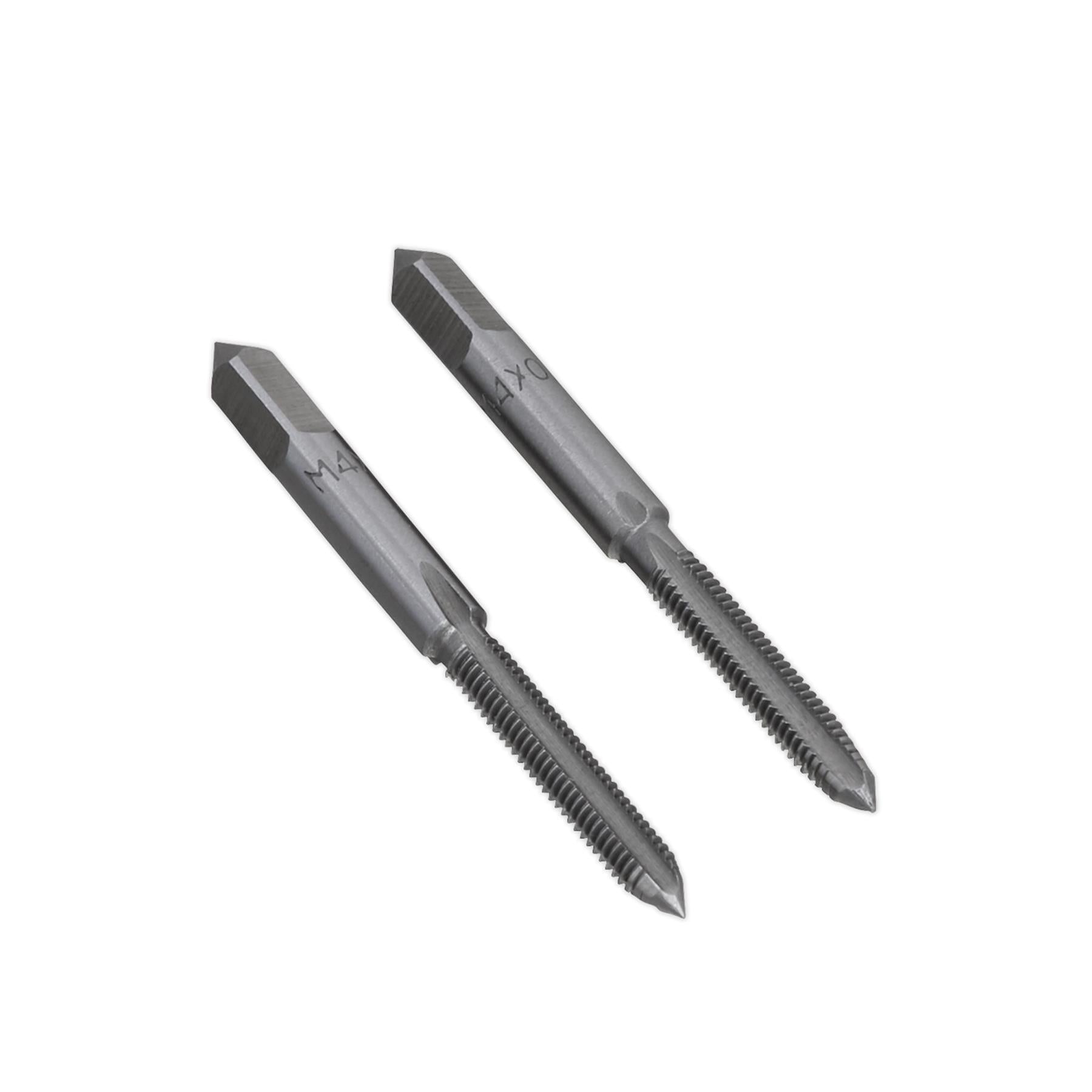 Sealey High Quality Tap Set 2pc (Taper & Plug) M4 x 0.7mm