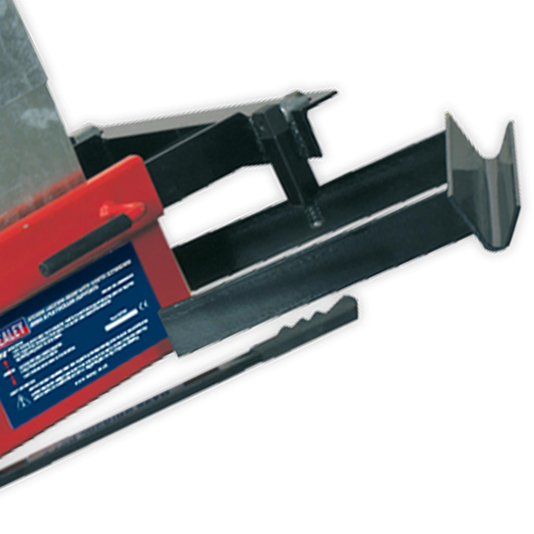 Sealey Jacking Beam 3t with Arm Extenders & Flat Roller Supports