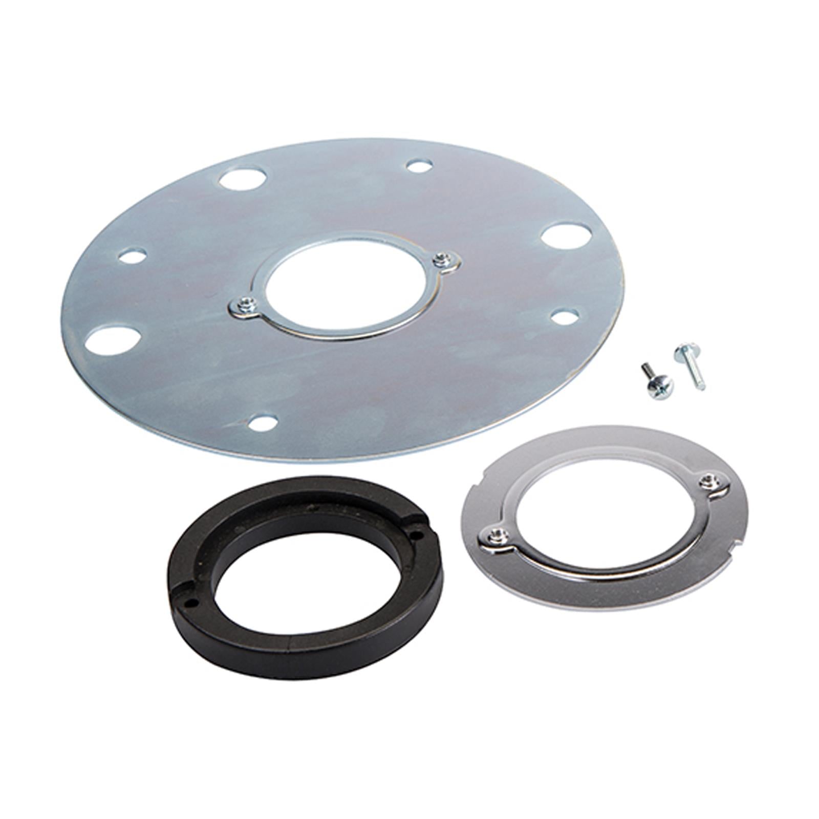 Tga250 Router Template Kit 12 Piece 30mm Guide Bush & Steel Plates Tool