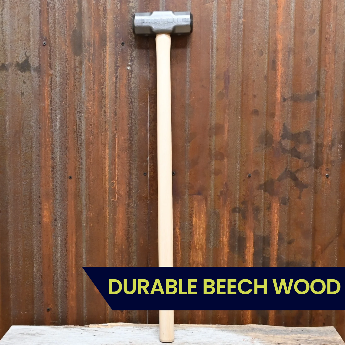 700mm Sledge Hammer Handle Beech Hammers 7Lb Heads Replacement Beech Handle