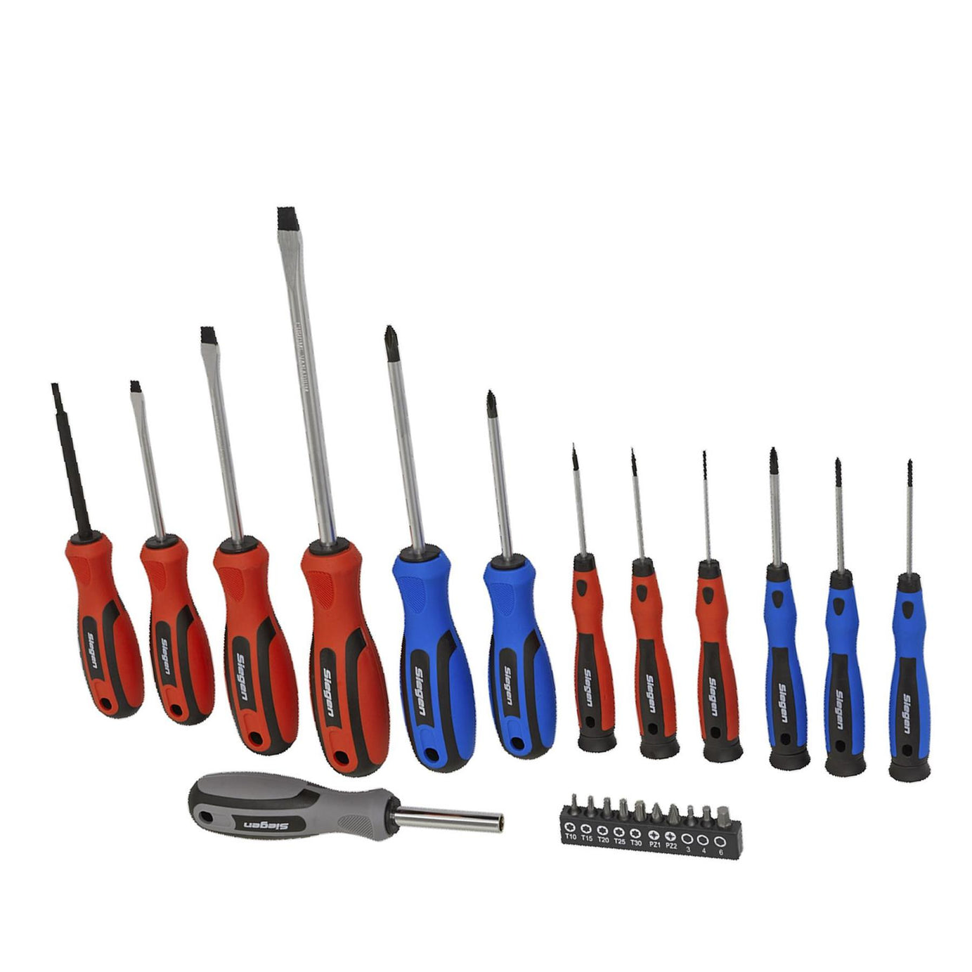Sealey Soft Grip Screwdriver & Bit Set 23pc
