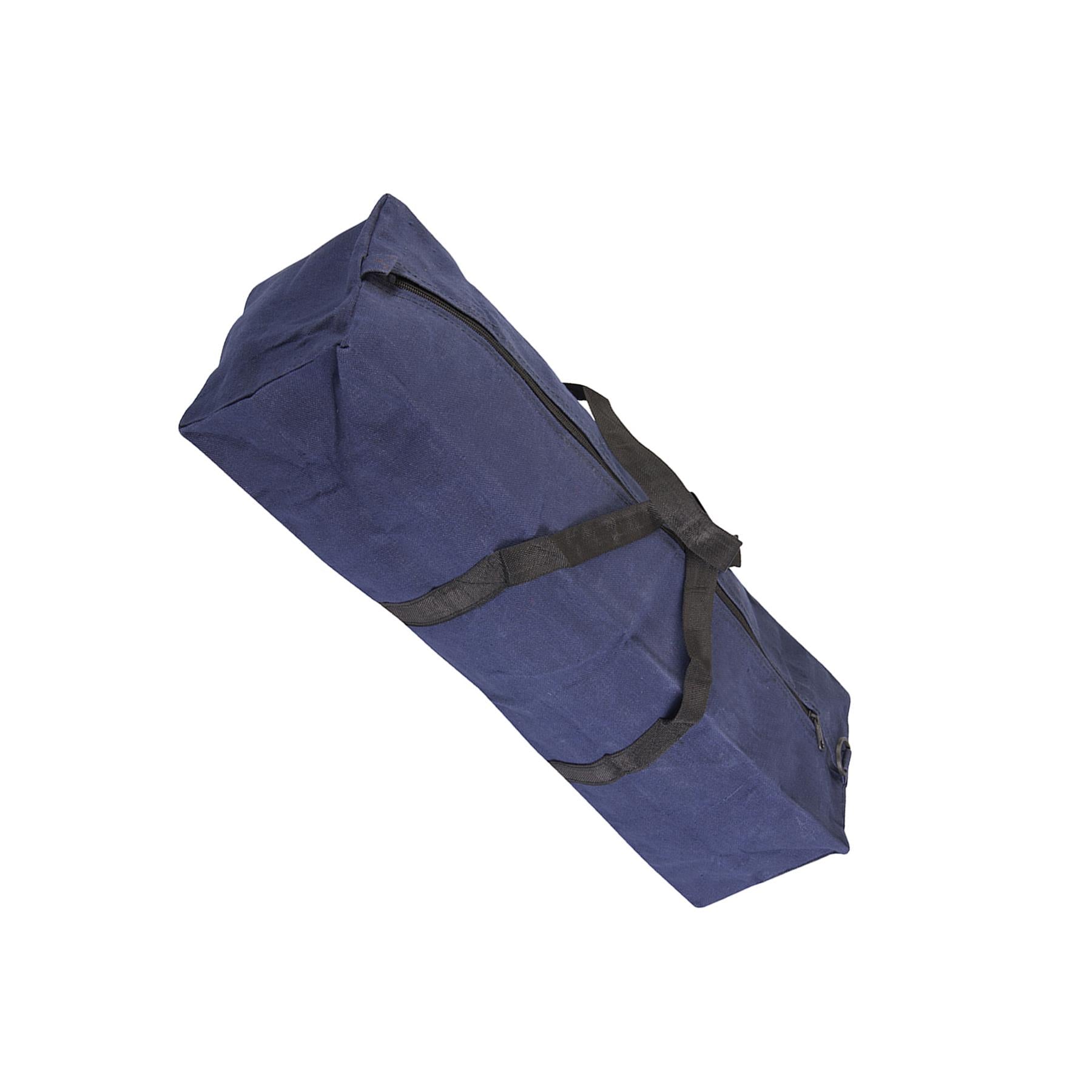Heavy Duty Cotton Canvas Tool Bag Strong Handles Zip 3 Sizes 620mm