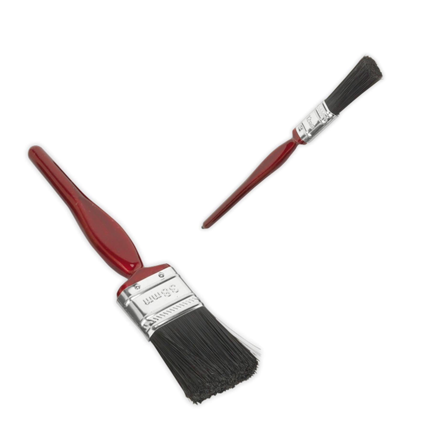 Sealey Pure Bristle Paint Brush Set 9pc