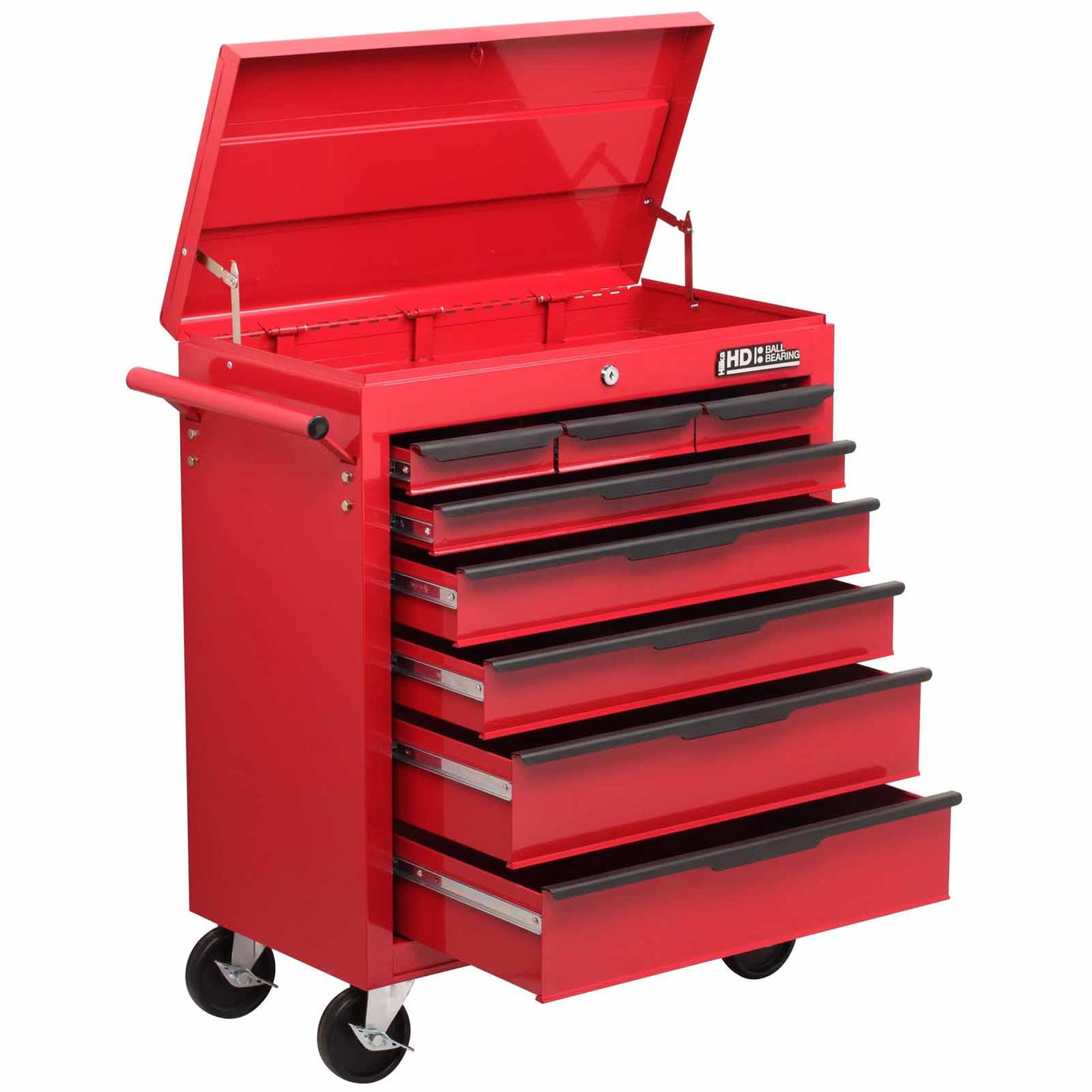 HD 8 Drawer Trolley with Lid Storage