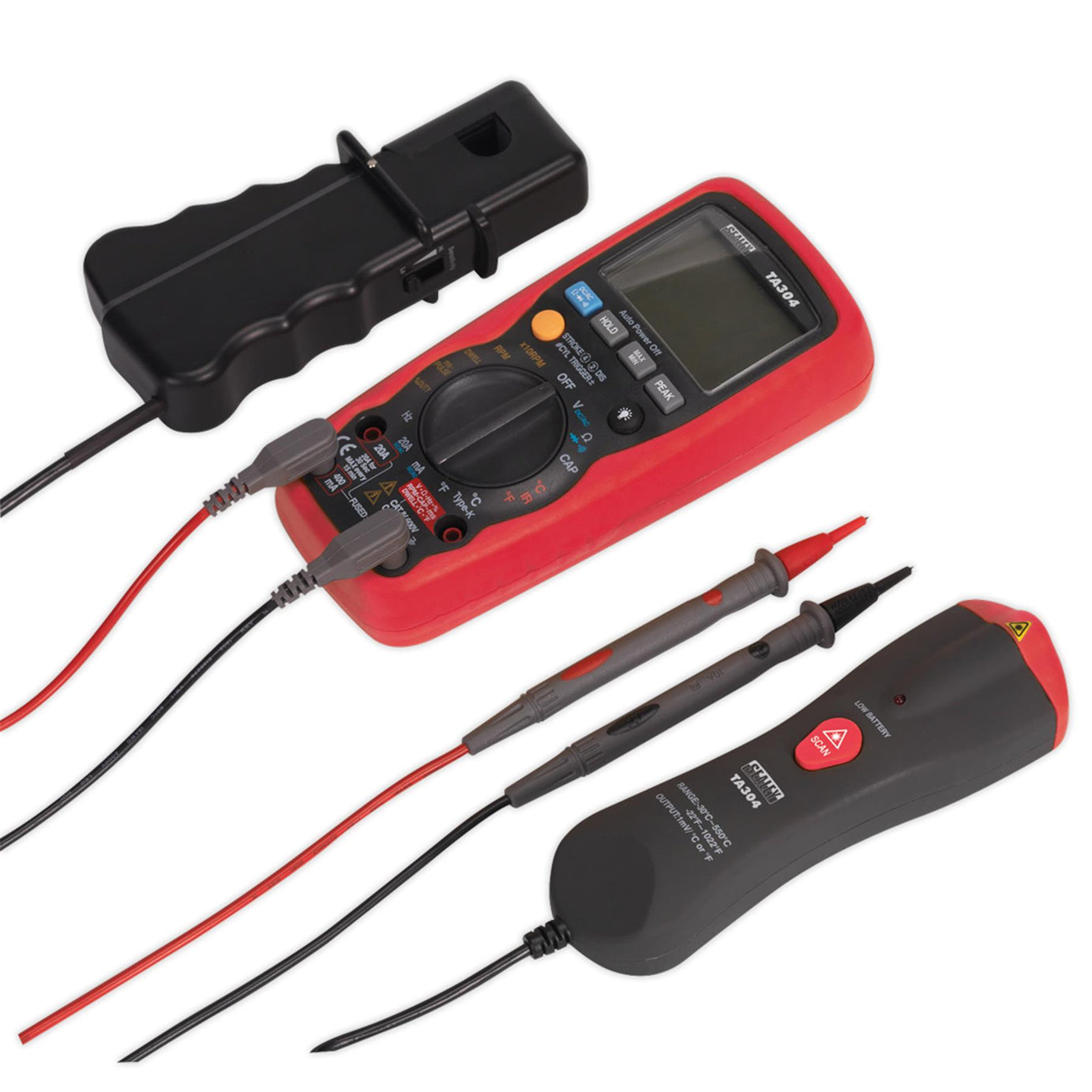 Sealey Digital Automotive Analyser 15-Function with IC/IR