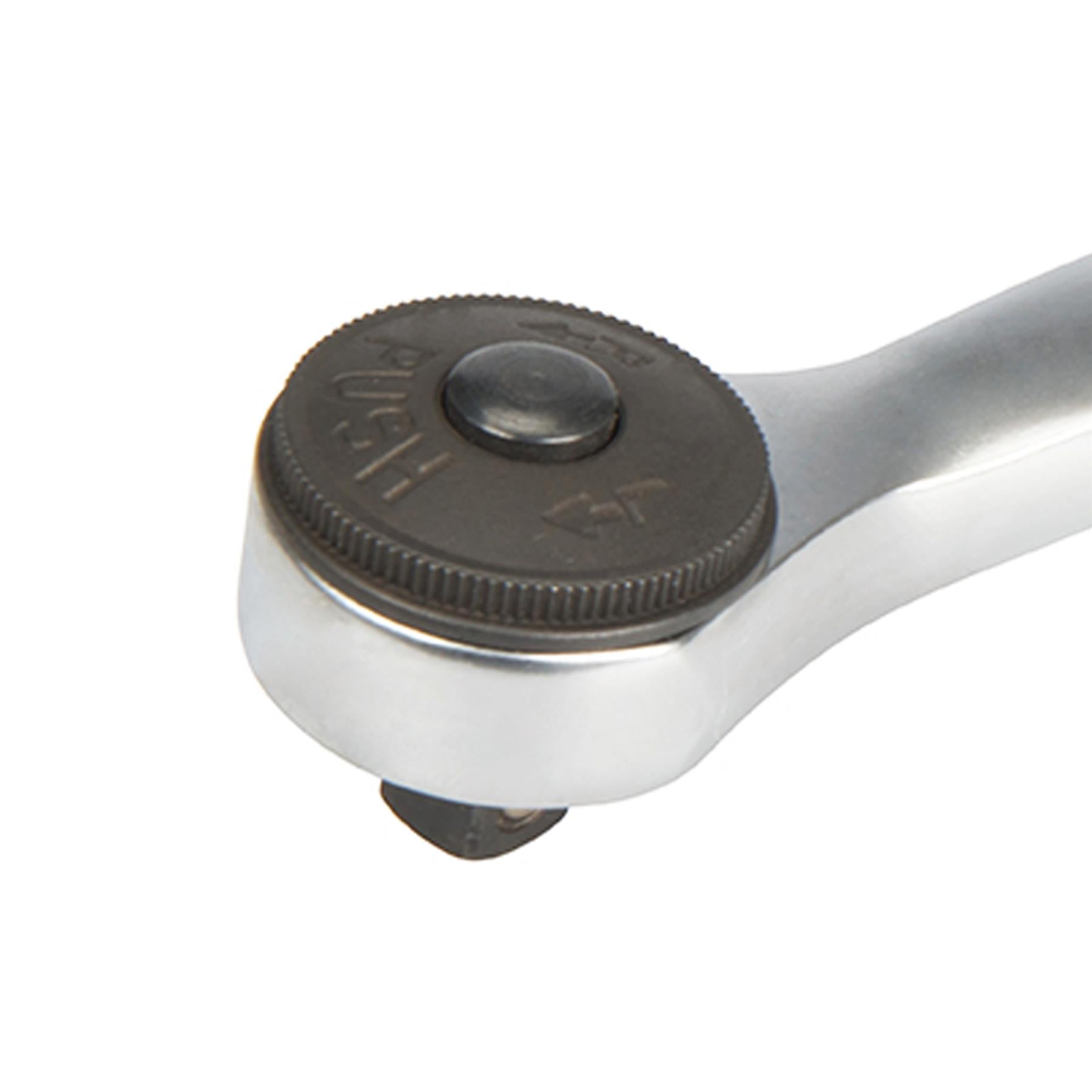 Heavy Duty Ratchet Handle 3/8" 200mm Chrome Vanadium Steel W/ Soft-Grip Handle
