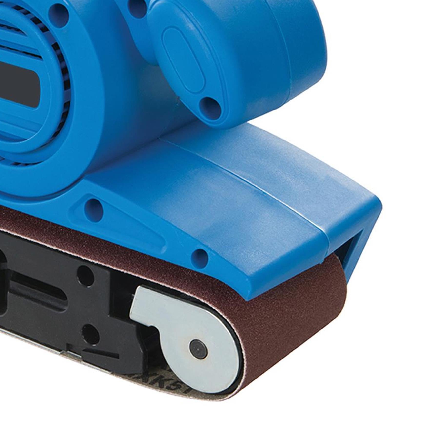 Heavy Duty 810W Electric Belt Sander Dust Bag Sanding Belts 76mm Power Tool