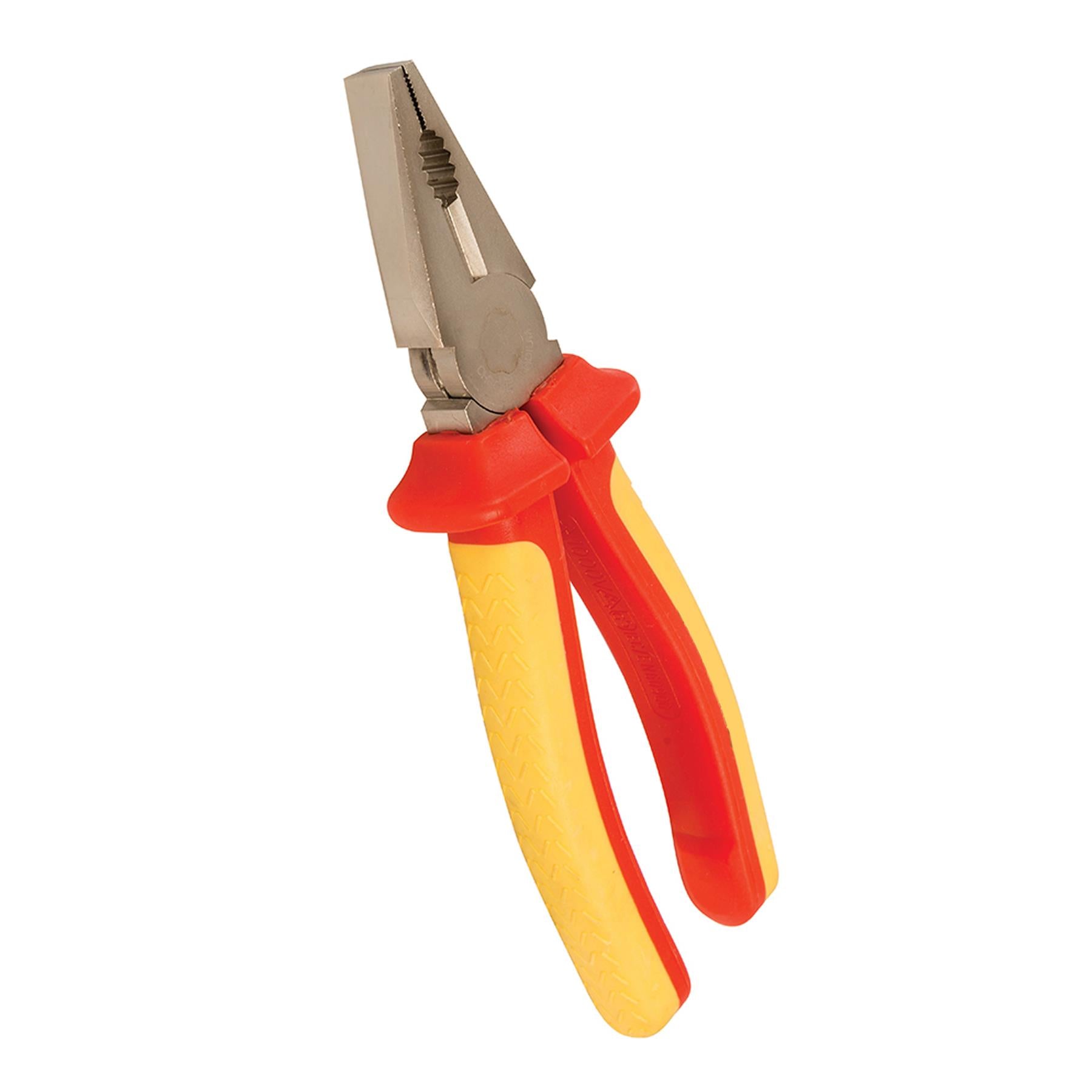 VDE Expert Combination Pliers - 180mm Chrome Vanadium Soft-Grip Handle
