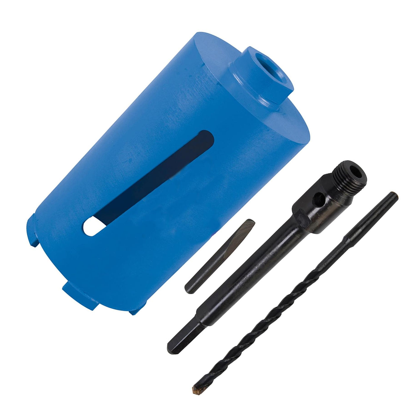 New 91mm X 150mm Diamond Core Hole Saw With Hex Arbor & Pilot Hole Drill Brick