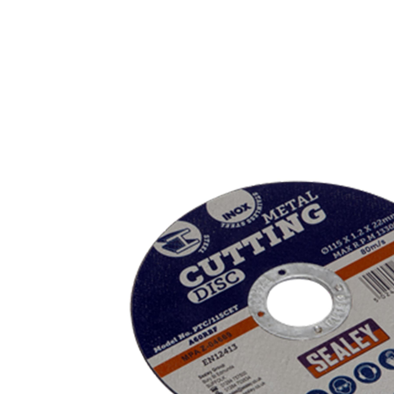 Sealey Cutting Disc �115 x 1.2mm �22mm Bore