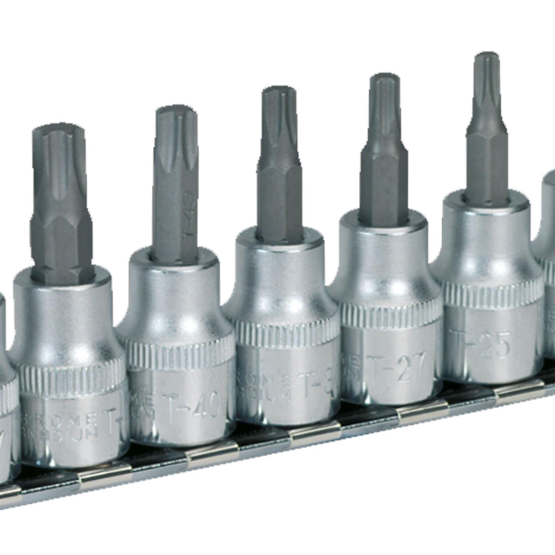 Sealey TRX-Star* Socket Bit Set 10pc 3/8"Sq Drive