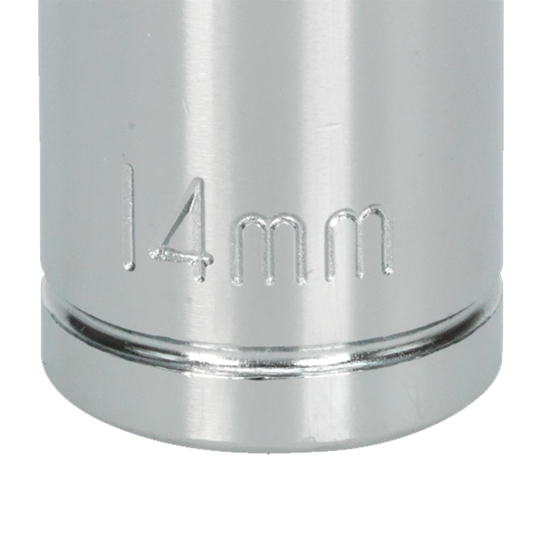 Sealey WallDrive Socket 14mm 1/2"Sq Drive Chrome plated