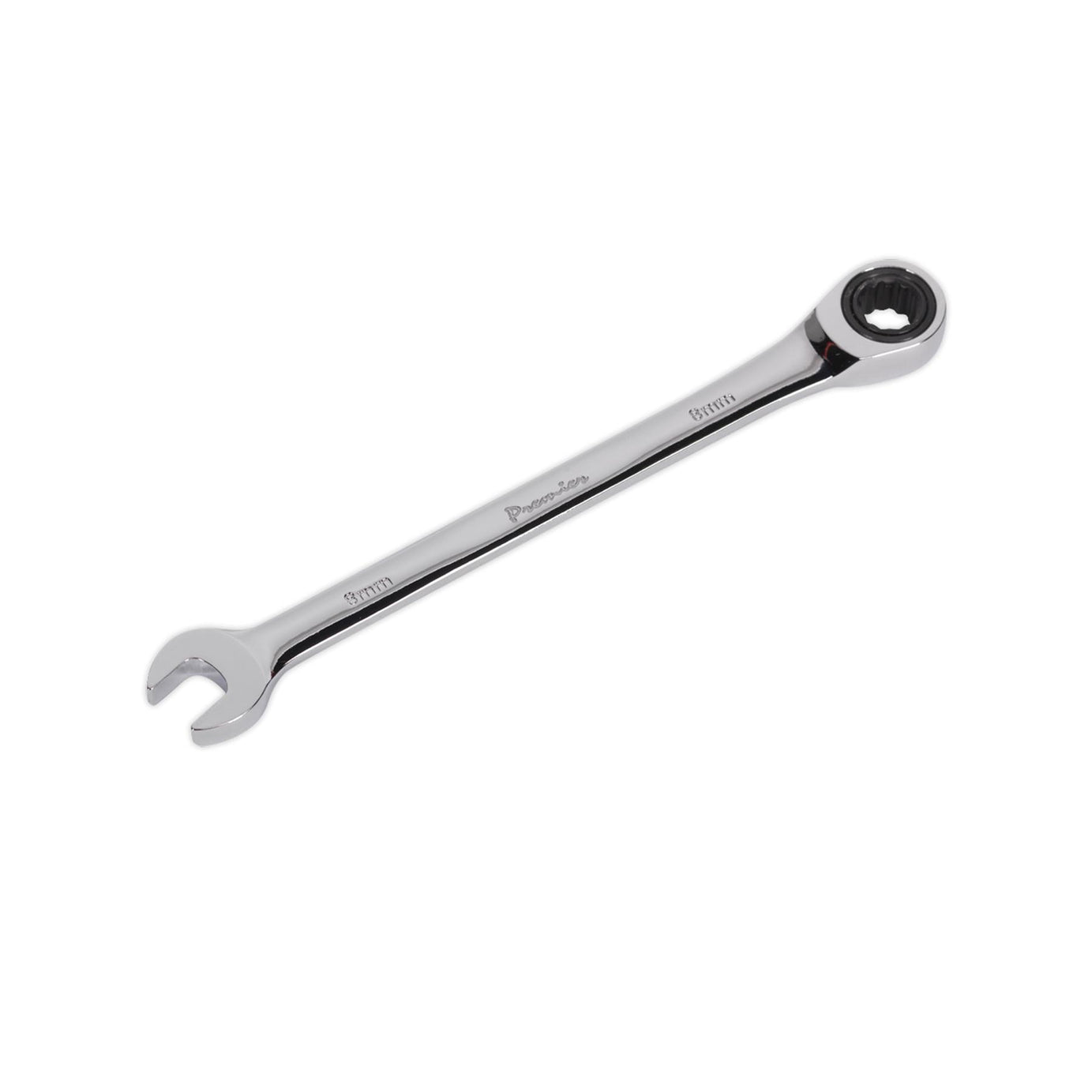 Sealey Ratchet Combination Spanner 8mm Chrome Vanadium Steel
