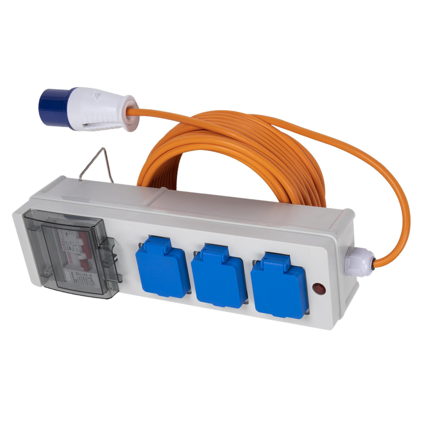 Caravan & Camping Mains Unit with RCD 15m Sealey