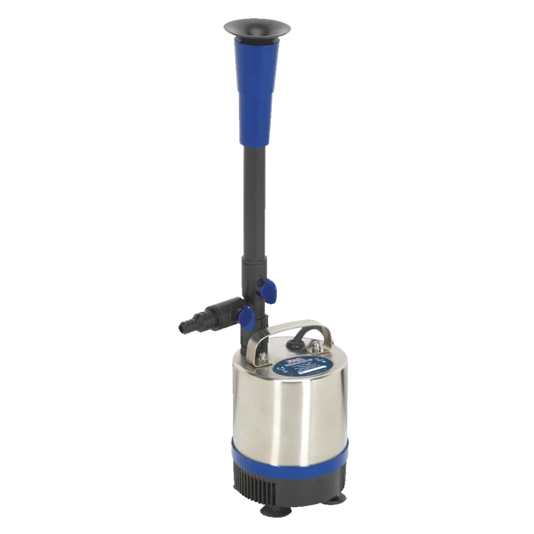 Submersible Pond Pump Stainless Steel 1750L/hr 230V Sealey