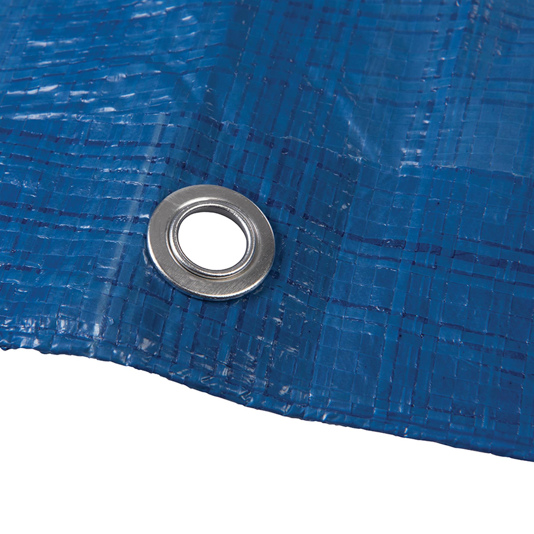 Waterproof Tarpaulin Sheet 3.6Mx4.8M Heavy Duty Cover Tarp Pvc Tear Proof