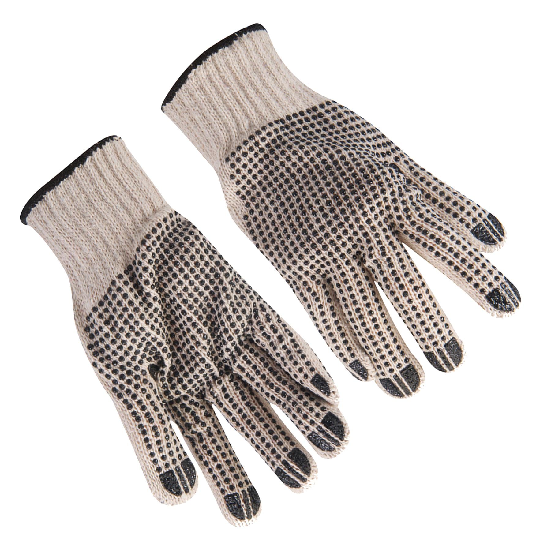 1 X Double-Sided Dot Gloves Comfortable PVC Dot Coat Construction General Use