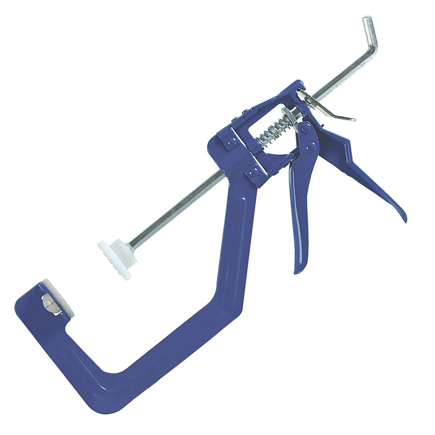 One-Handed Clamp 150mm Soft Jaws Delicate Work Woodwork Workshop Steel Frame