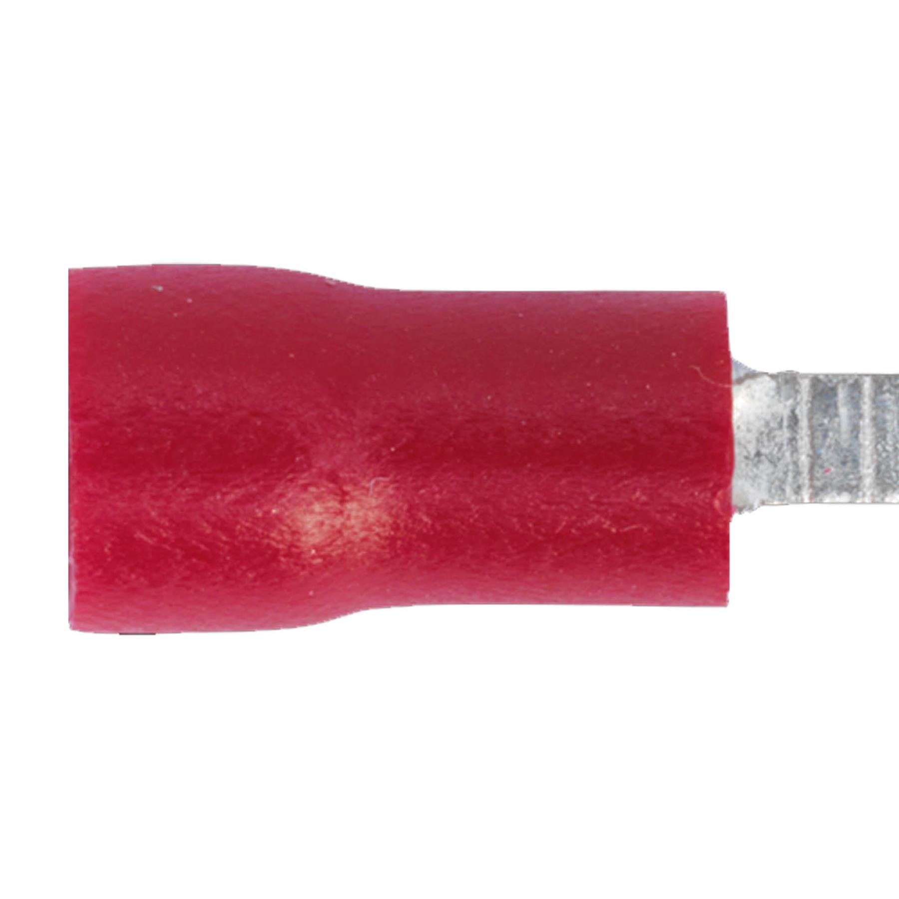 Sealey Blade Terminal 18 x 2.3mm Red Pack of 100