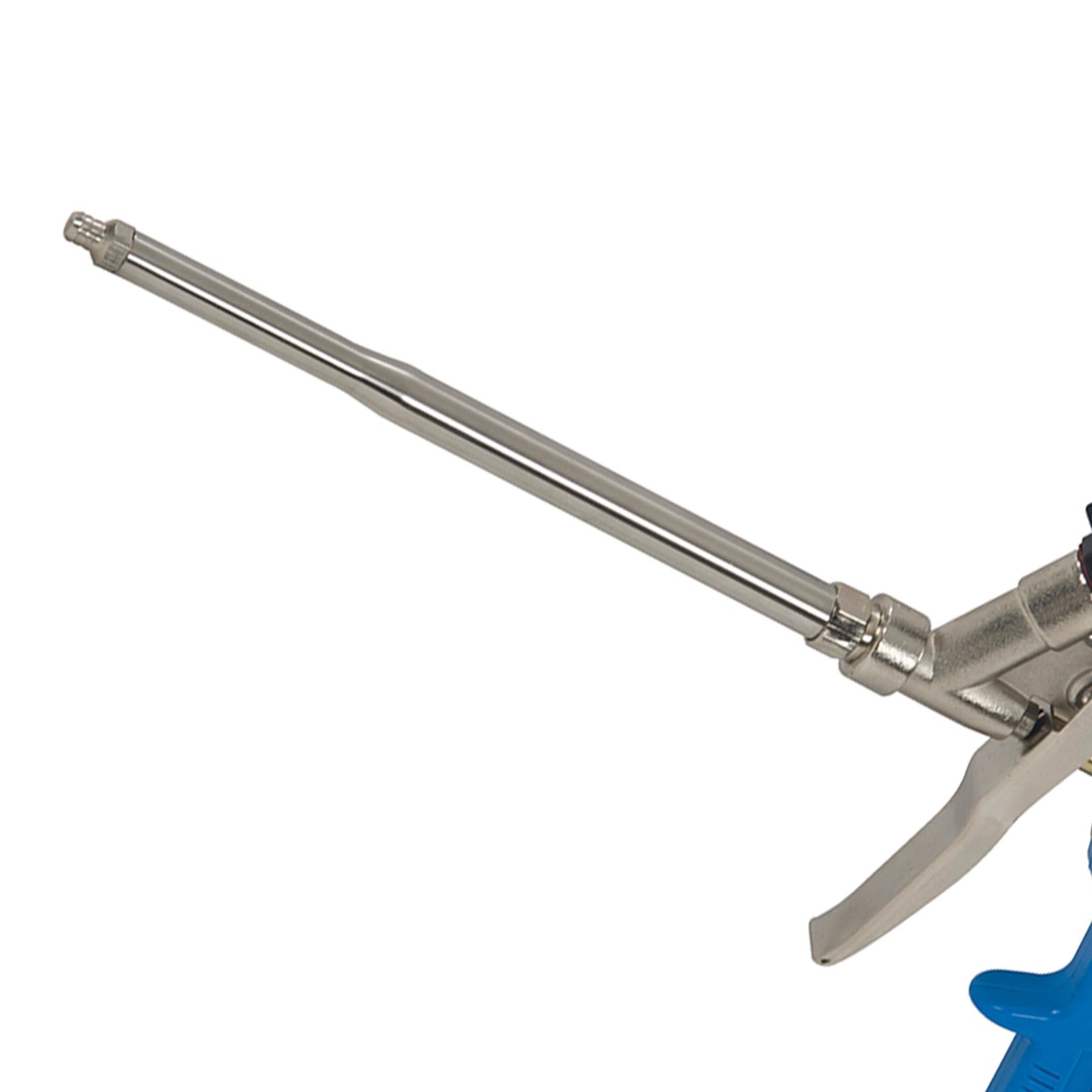 PU Foam Applicator Gun 200mm corrosion resist steel barrel & brass nozzle PTFE