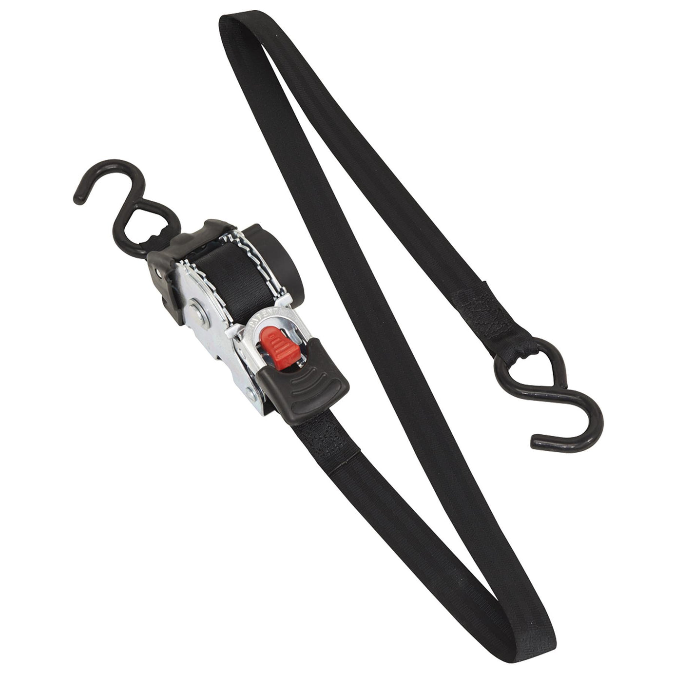 Sealey Auto Retractable Ratchet Tie Down Strap 25mm x 3m Metre