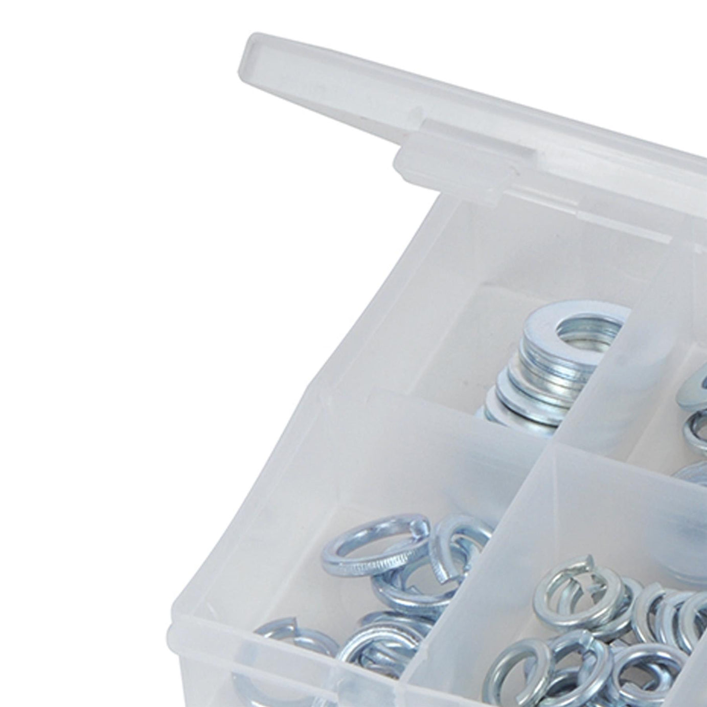 210Pce Steel Washers Pack Diy Tools Zinc Plated Corrosion Resistant Finish