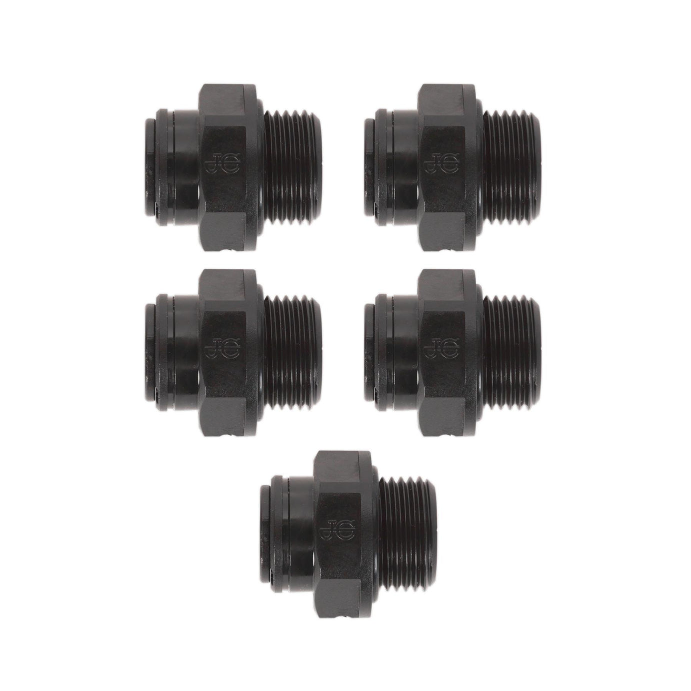 Sealey Straight Adaptor 8mm x 3/8"BSP Pk of 5 (Speedfit-PM010813E)
