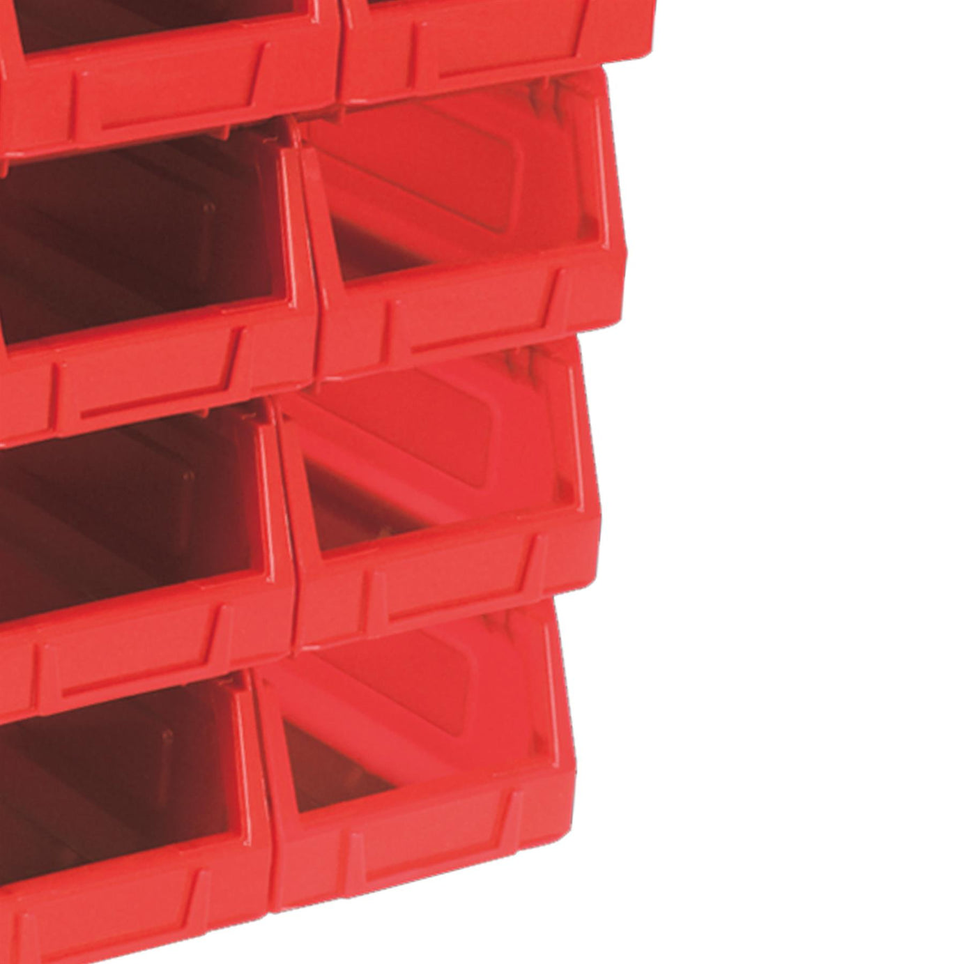 Sealey Plastic Storage Bin 105 x 165 x 85mm - Red Pack of 24
